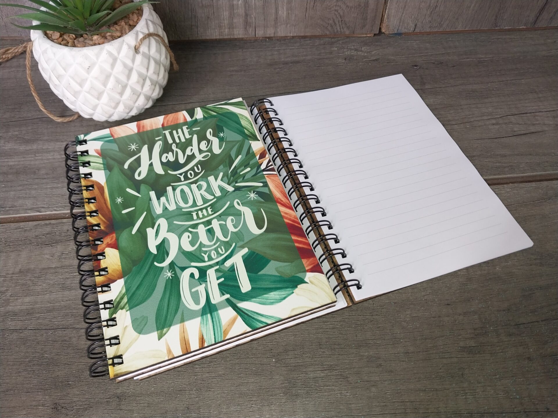20230303_093447-scaled-6.jpg Printed Notebook -The Harder you work... - Image 1