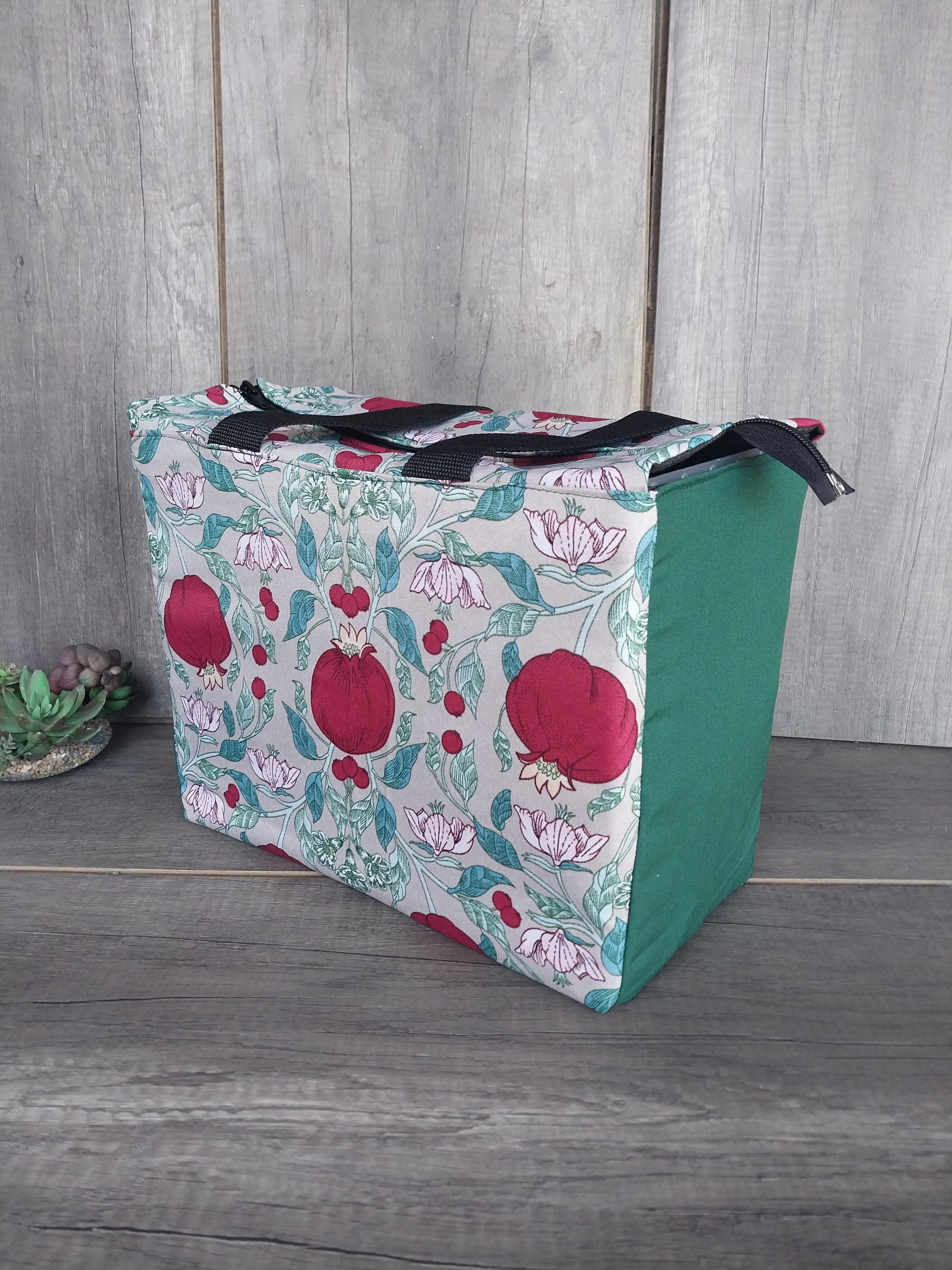 20260218_152350.jpg Multi-functional | Teacher bag - Medium Red Flower Buds - Image 1