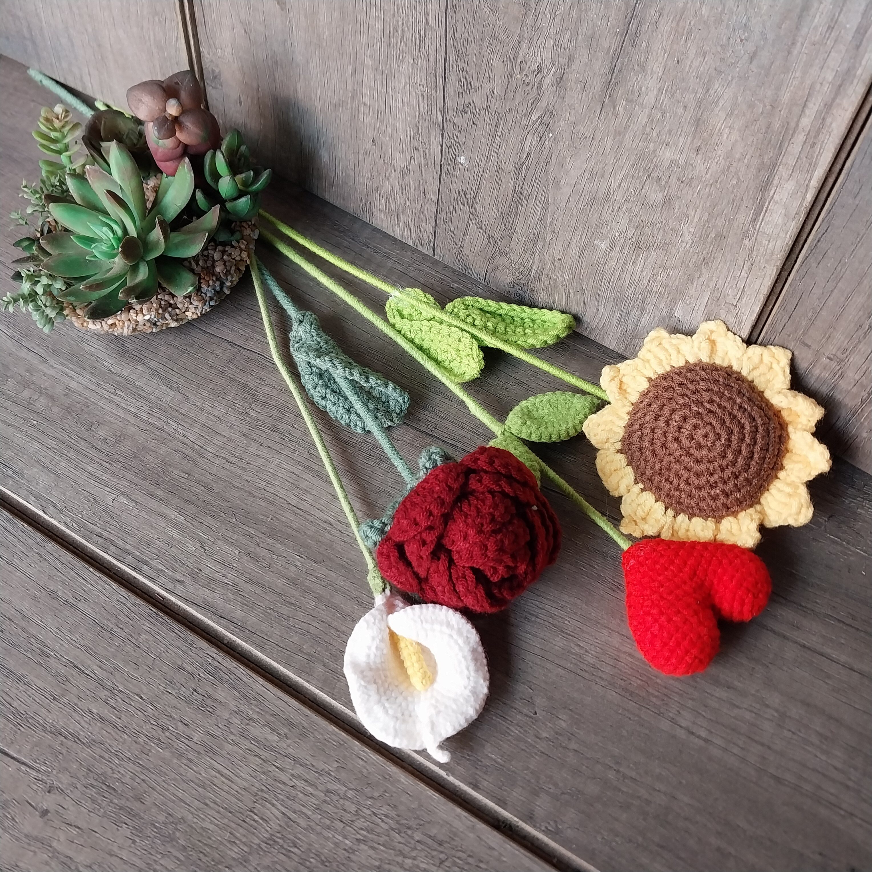 20250501_093743.jpg Crochet Flowers - Image 1