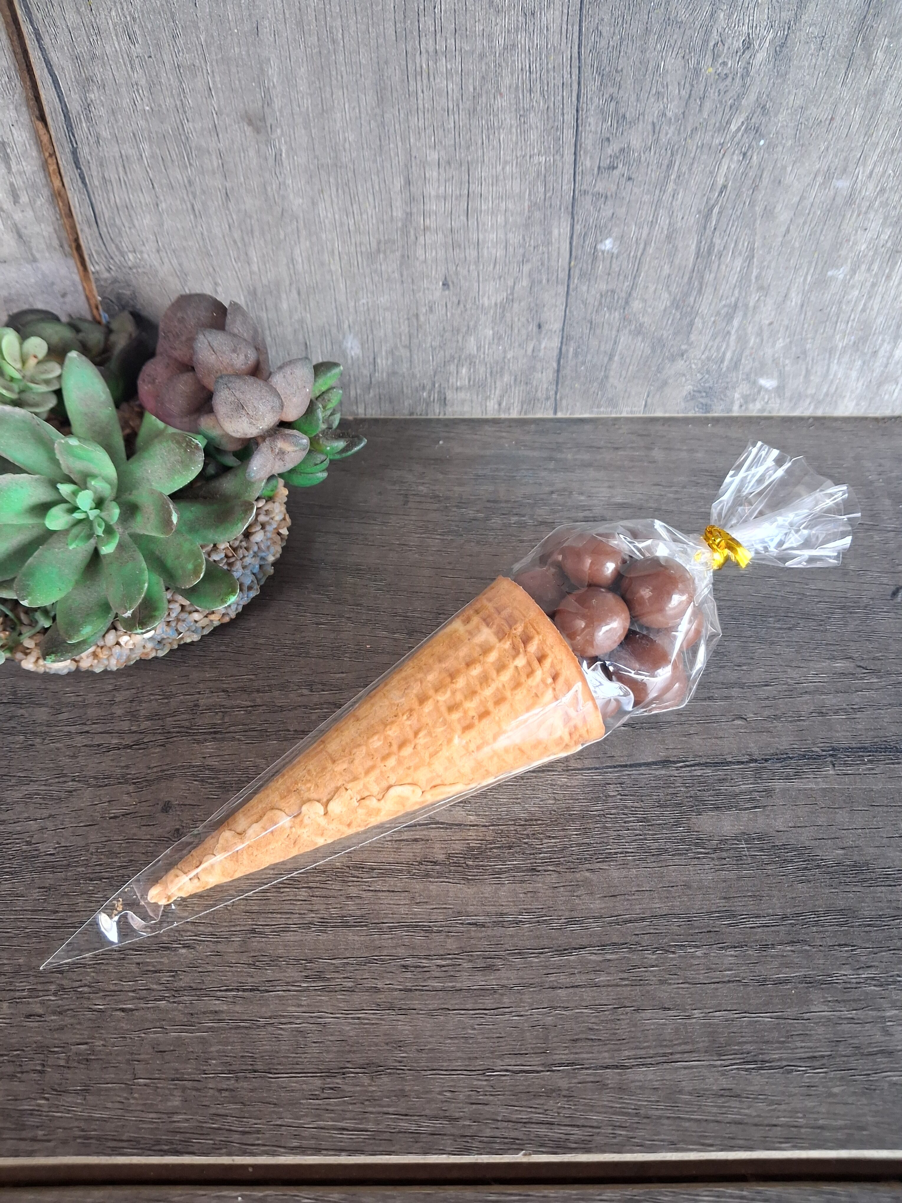 20260703_154030.jpg Sugar Cone Filled With Mini Marshmallows & Whispers - Image 1