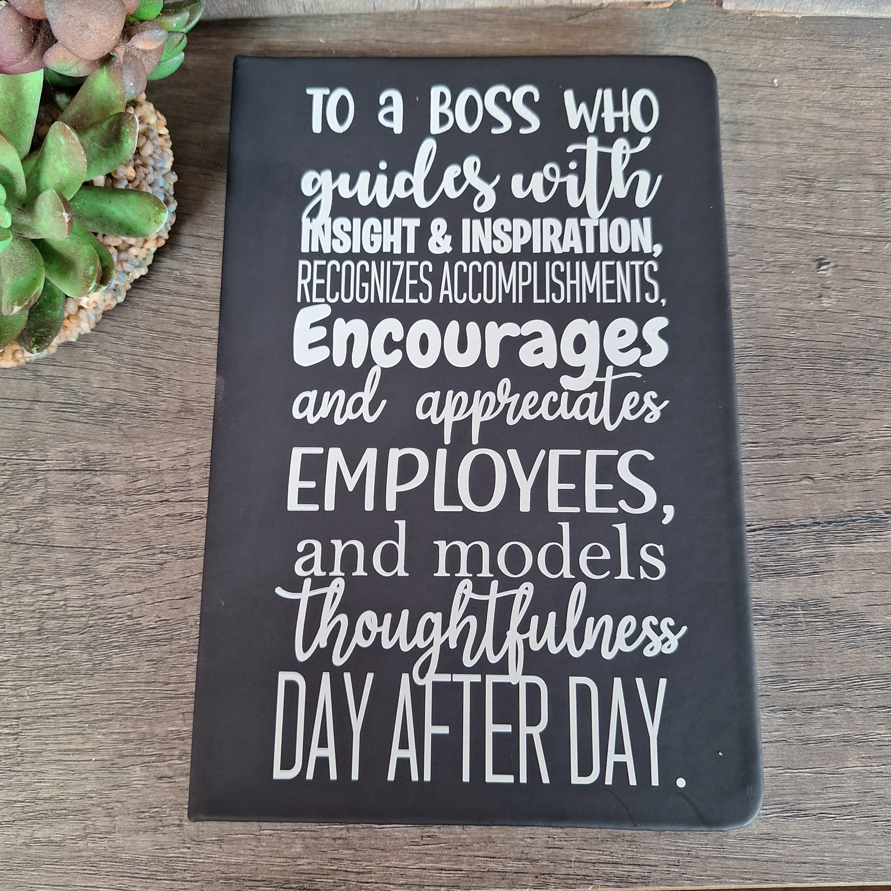 20250827_153821.jpg Printed Notebook A5 - To A Boss - Image 1